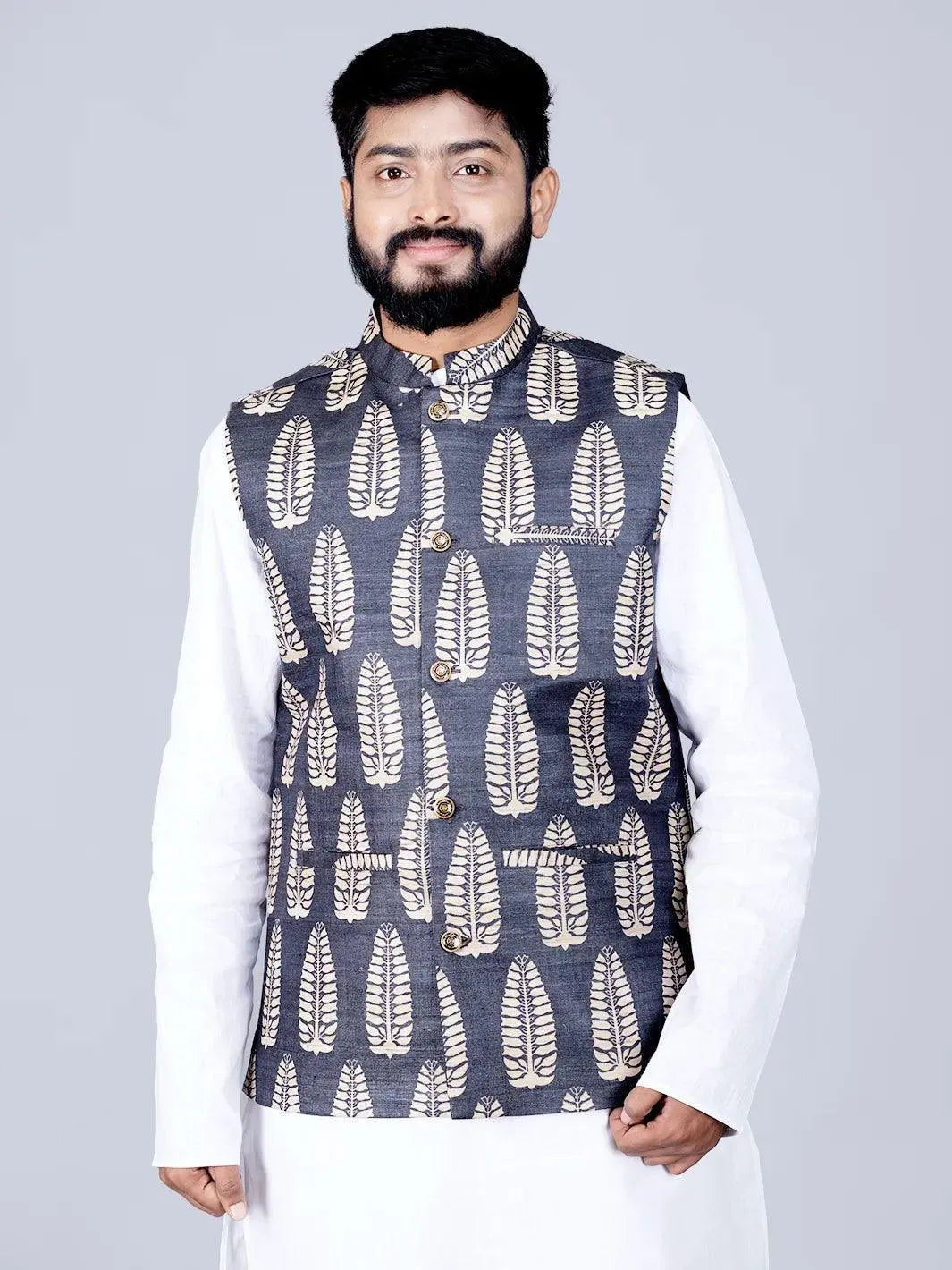 Silk Modi Jacket Online at Weavers India WeaversIndia