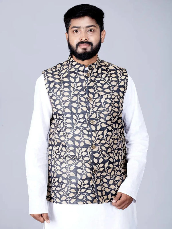 Printed modi coat deals