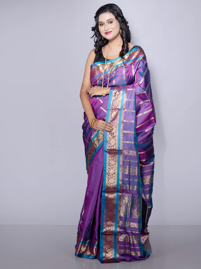 Allover Traditional Garad Silk Saree