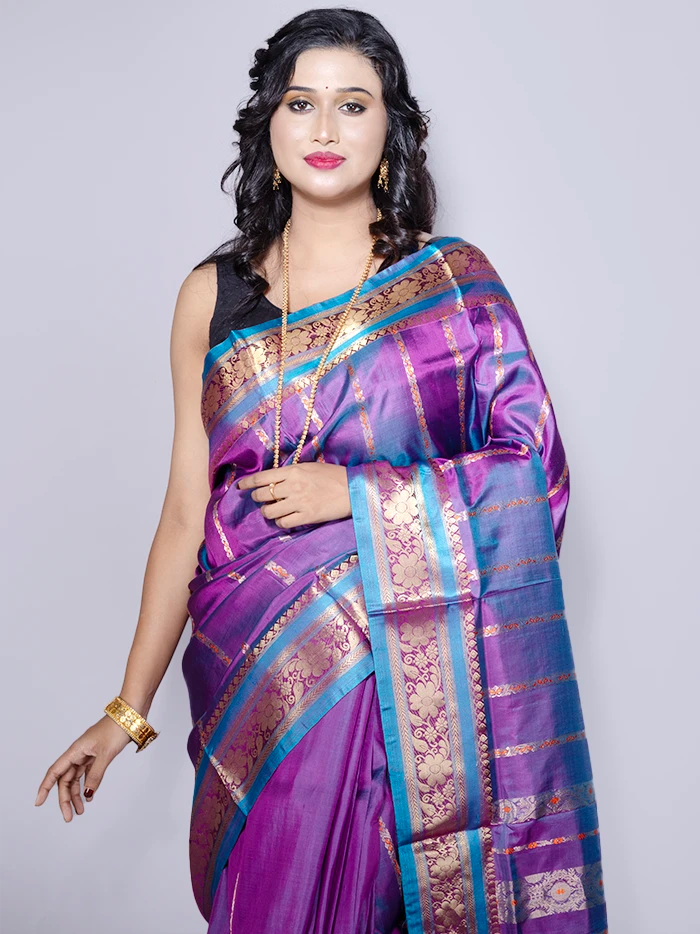 Allover Traditional Garad Silk Saree