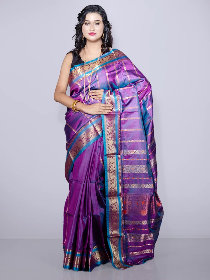 Allover Traditional Garad Silk Saree