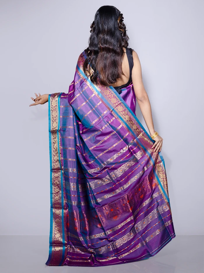 Allover Traditional Garad Silk Saree