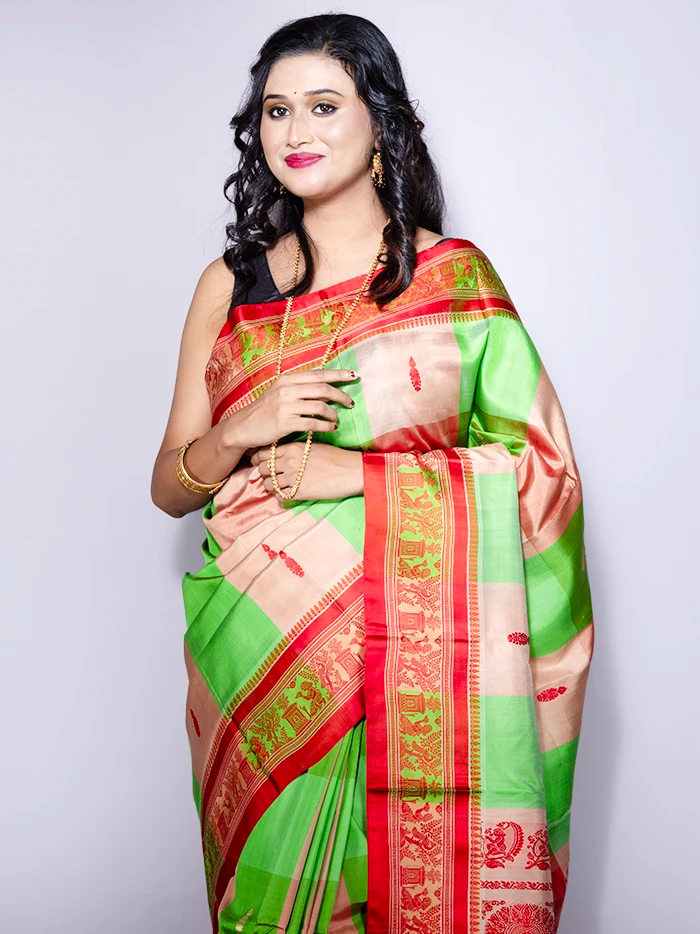 Allover Traditional Garad Silk Saree