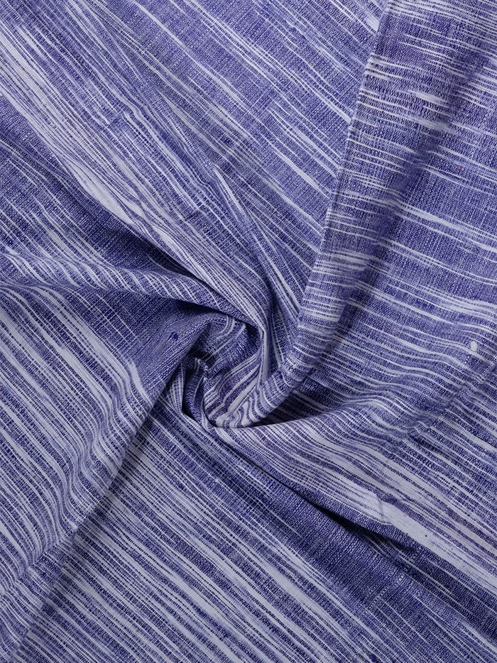 Violet Handwoven Organic Cotton Khaddar Fabric 36 Inch Width