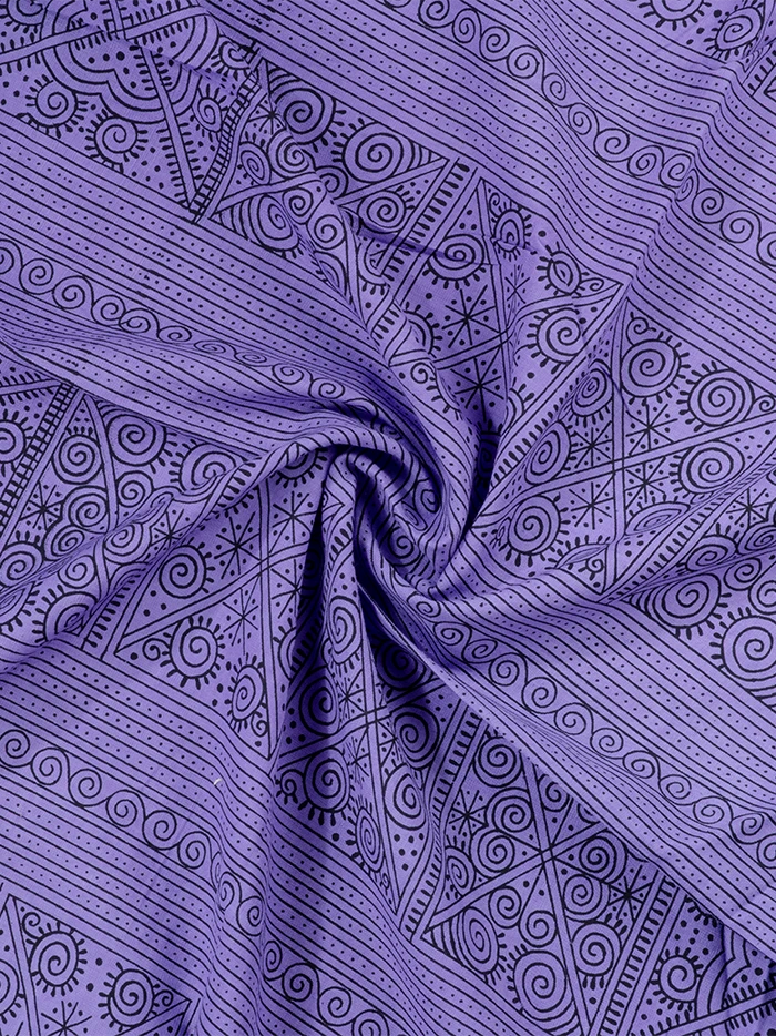 Printed Handwoven Organic Cotton Fabric 44 Inch Width