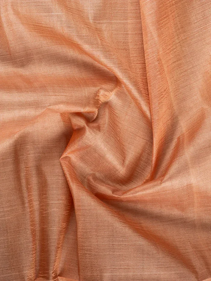 Light Pink Tussar Silk Fabric 44