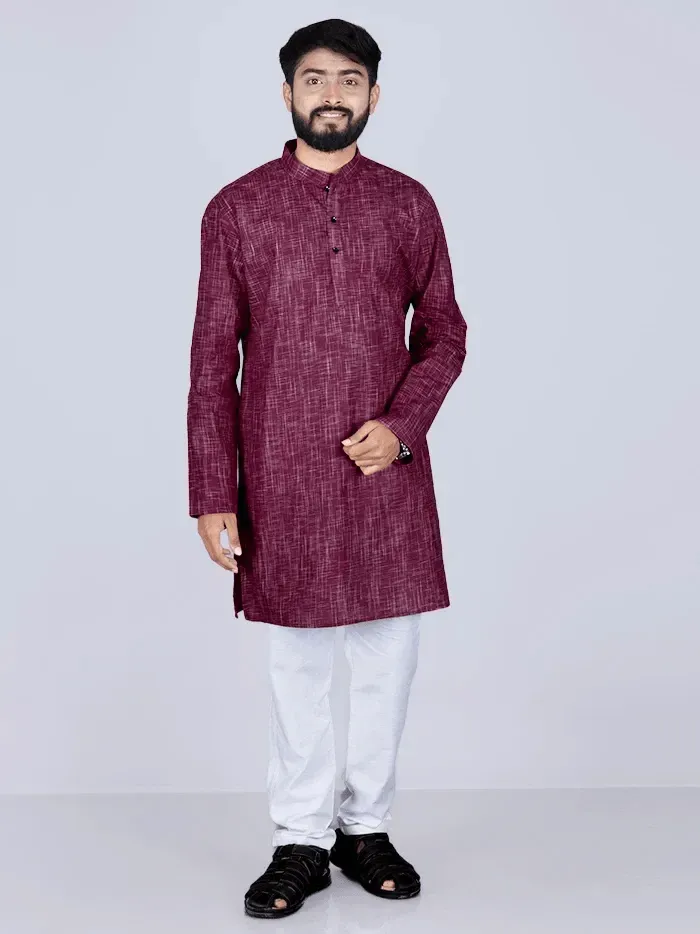 Catawba Springs Handwoven Organic Cotton Men Kurta