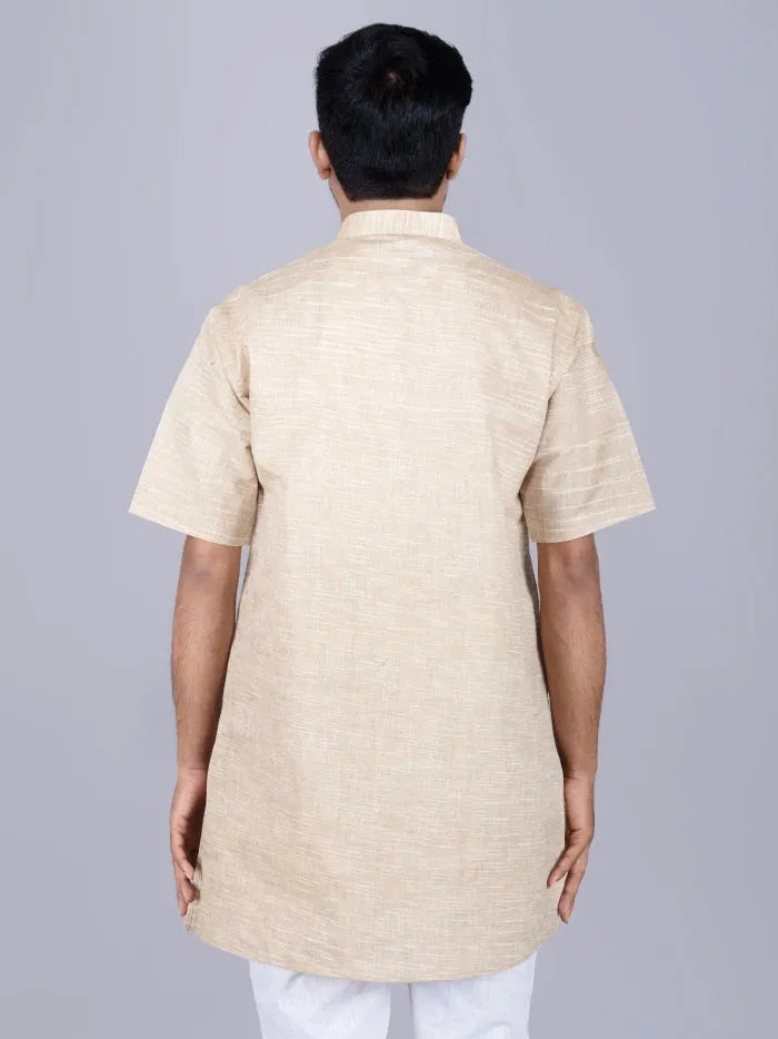 Tan Springs Handwoven Organic Cotton Men Kurta