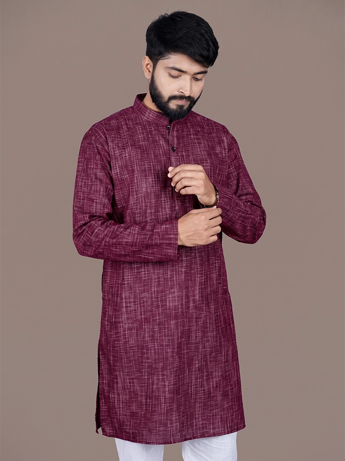 Catawba Springs Handwoven Organic Cotton Men Kurta
