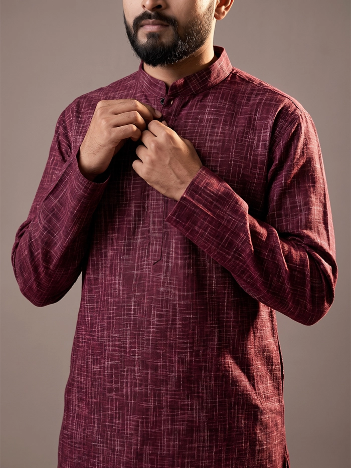 Catawba Springs Handwoven Organic Cotton Men Kurta