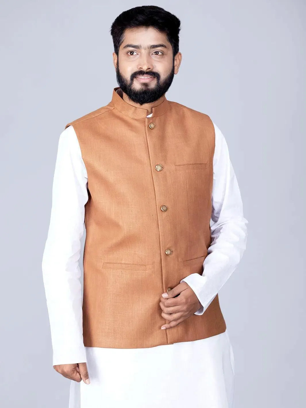 Modi Pattern Men Jacket – WeaversIndia