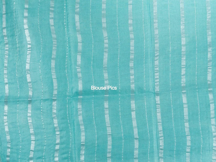 Cyan Woven Bhagal Puri Silk Saree - WeaversIndia