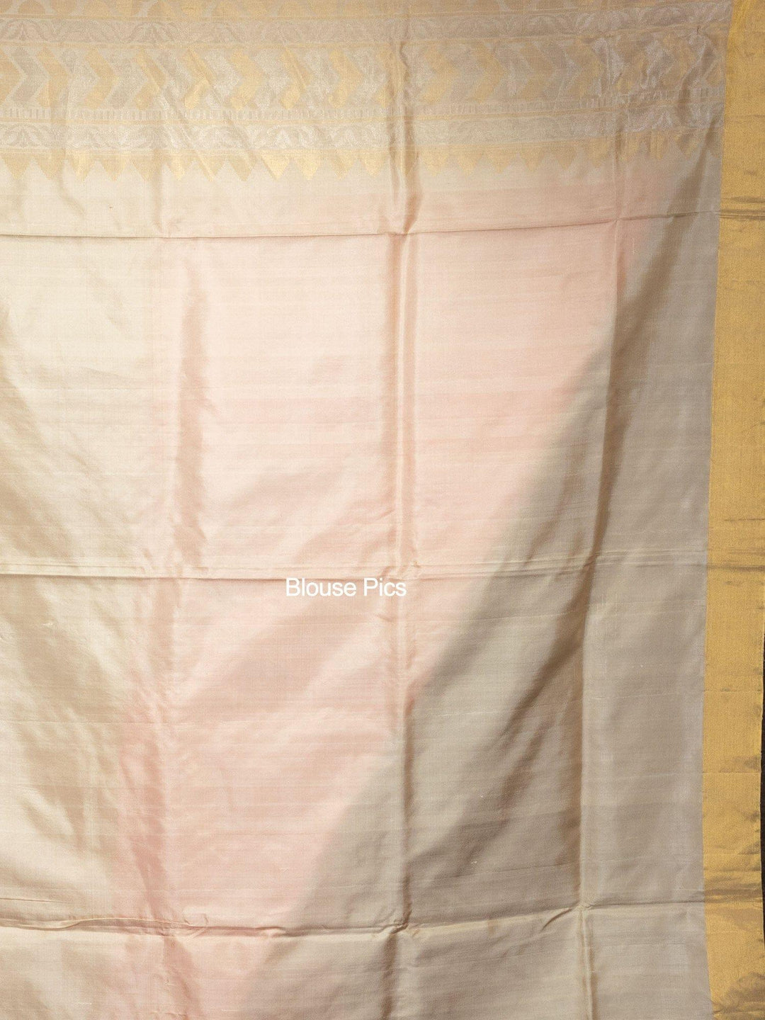 Elegant Baby Pink Bridal Kanjivaram Silk Saree - WeaversIndia