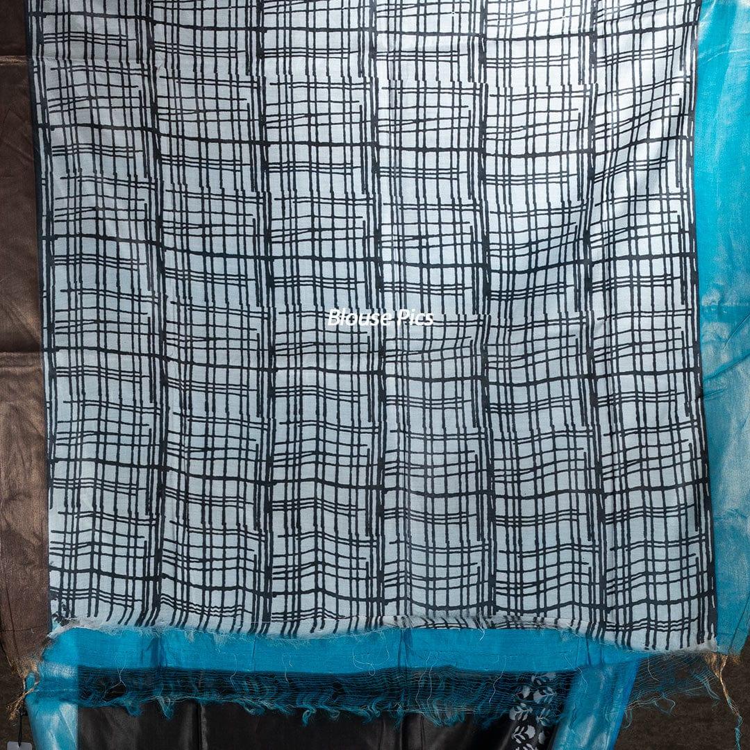 Elegant Tussar Stple Silk Saree - WeaversIndia