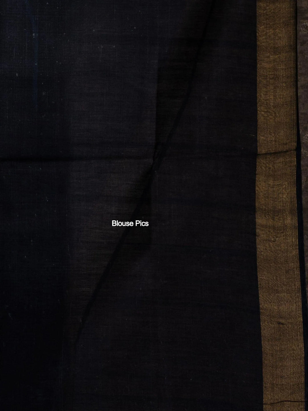 Remarkable Black Dupion Silk Saree - WeaversIndia