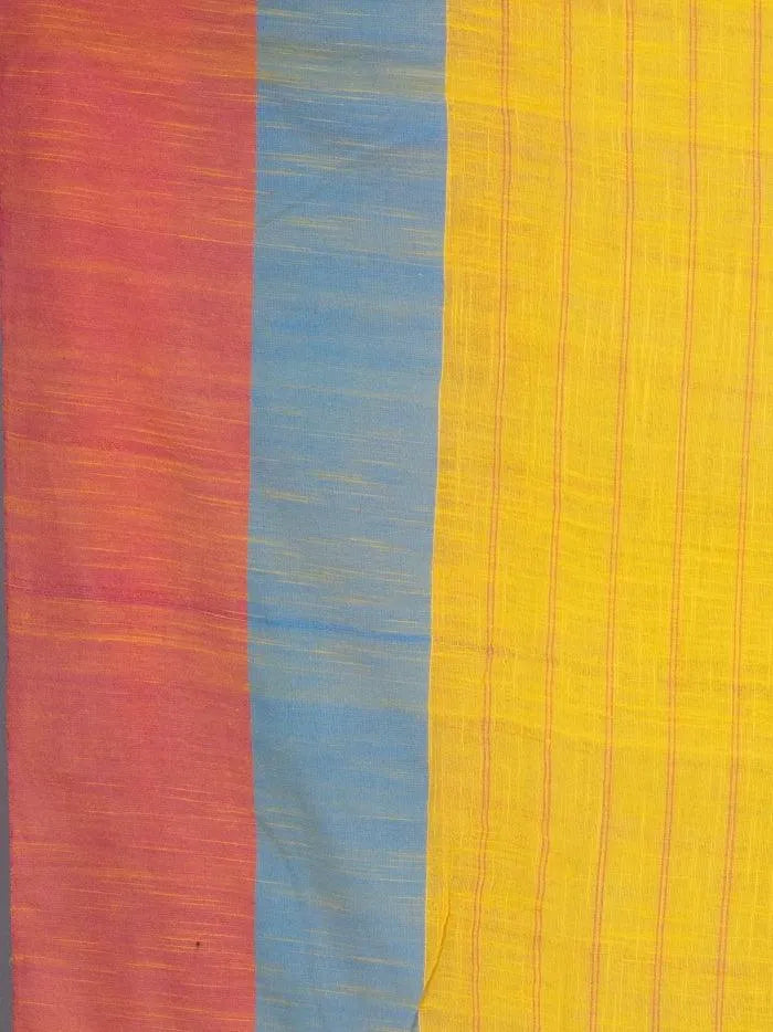 Yellow Allover Cotton Saree - WeaversIndia
